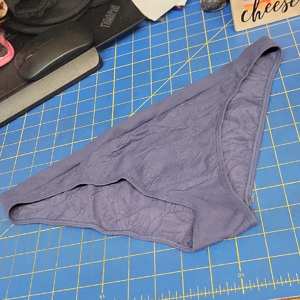 Honeydew Blue/Purple Textured Large Bikini NWOT